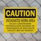 Signmission Designated Work Area Select Carcinogens Reproductive Hazards OSHA Caution Sign, Plastic, 10x7in, 2PK OS-2PACK-CS-P-710-L-19138 - alternate 2